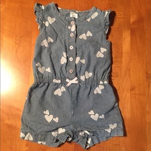 Carters Chambray Romper